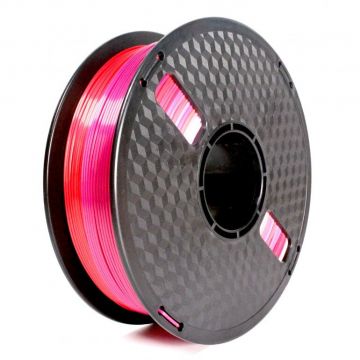 Flashforge Filament FlashForge PLA Silk Rainbow, 1.75 mm, 1 kg, Rosu-Mov
