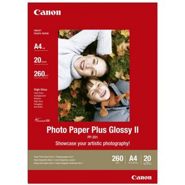 Hartie Canon PP-201 Photo Paper Plus Glossy II A4 20 coli