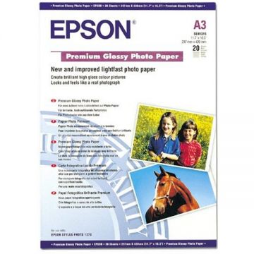 Hartie Epson Premium Glossy A3 20 coli