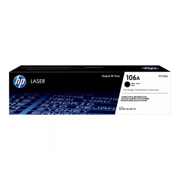 HP 106A Toner Original Negru (W1106A) - 1000 pagini, LaserJet, Compatibil HP 107   135   137