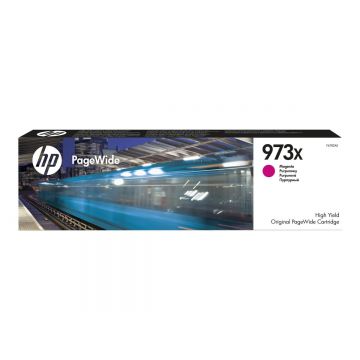 HP 973X Magenta (F6T82AE) - Cartus Cerneala Original PageWide, High Yield, 7.000 pagini, Compatibil 452   477   552   577