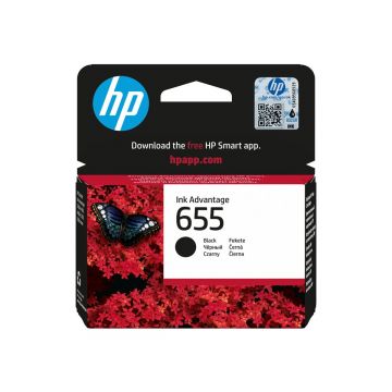 HP CZ109AE - Cartus Cerneala HP 655 Black, 14 ml, 550 pagini, DeskJet Ink Advantage