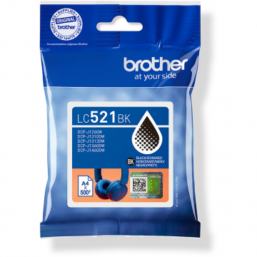 brother Brother LC521BK Black Inkjet Cartridge