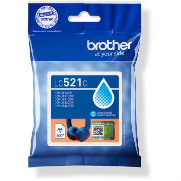 brother Brother LC521C Cyan Inkjet Cartridge