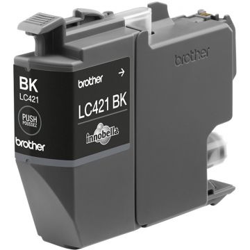 brother Cartus cerneala Brother LC421BK, Negru, 200 pagini