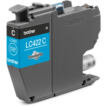 brother Cartus cerneala Brother LC422C, Cerneala, Cyan, 550 pagini