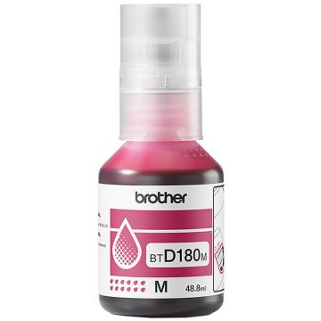 brother Recipient de cerneala Brother BTD180M, Rosu-Magenta