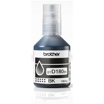 brother Recipient de cerneala, de mare capacitate Brother BTD180BK, Imprima pana la 7.500 de pagini, Negru