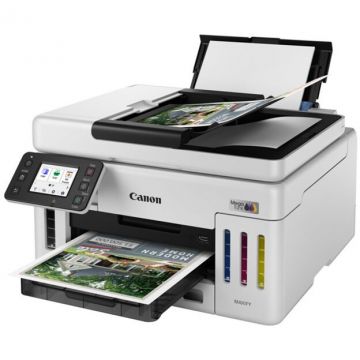 Canon Canon Maxify GX6150, Imprimanta multifunctionala Canon Maxify GX6150, USB, LAN, WLAN, scanare, copiere, fax, duplex (imprimare), Gri