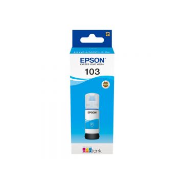 Epson 103 Cyan - Refill Ink Bottle C13T00S24A, 65 ml, EcoTank, 6500 pagini