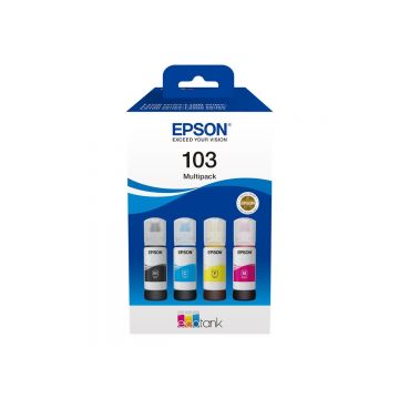 Epson 103 Multipack - 4 Colour Ink Refill C13T00S64A, 4 65 ml, EcoTank, 4500 7500 pagini