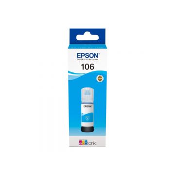 Epson 106 Cyan - C13T00R240, 70 ml, EcoTank ET 7700   ET 7750   L7160   L7180