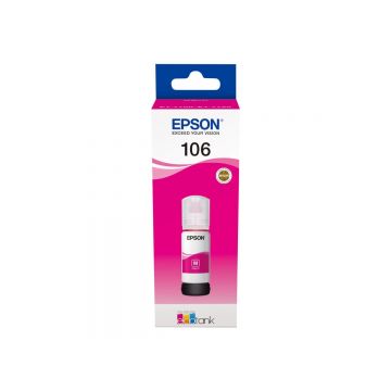 Epson 106 Magenta - C13T00R340, 70 ml, EcoTank ET 7700   ET 7750   L7160   L7180