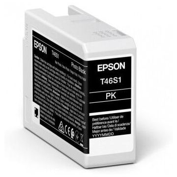 Epson Cartus cerneala Epson C13T46S100, Photo Black, 25 ml, Original, pentru SureColor SC-P700