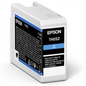 Epson Cartus cerneala Epson SureColor SC-P700, C13T46S200, Cyan, 25 ml, Pigment