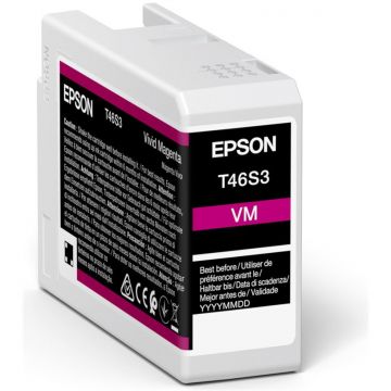 Epson Cartus cerneala Imprimanta Epson T 46S30N Ultrachrome Pro 10 Vivid, 25ml, Rosu-Magenta