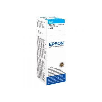 Epson T6732 Cyan - C13T67324A, 70 ml, EcoTank L1800   L800   L805   L810   L850