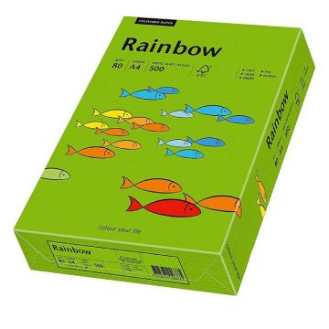 Hartie color A4 Rainbow 80 g/mp 500 coli/top verde intens pret per top Hartie color A4 Rainbow 80 g/mp 500 coli/top verde intens pret per top