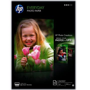 Hartie foto HP Semi-Glossy, A4, 200 g/mp Hartie foto HP Semi-Glossy, A4, 200 g/mp