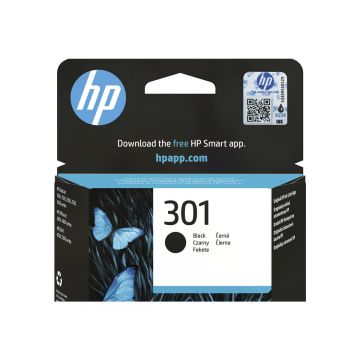 HP 301 Black - Cartus Cerneala Original HP CH561EE UUS, 3 ml, 170 pagini