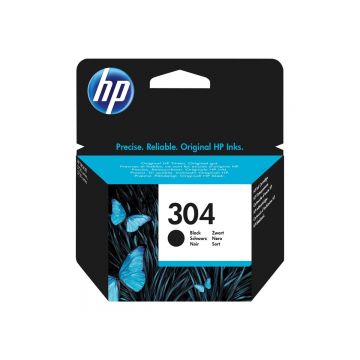 HP 304 Black - Cartus Cerneala Original, 120 pagini, N9K06AE, Black