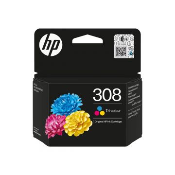 HP 308 Tri color - Cartus Cerneala Original Cyan Magenta Yellow, 120 pagini, 7FP20UE CE1
