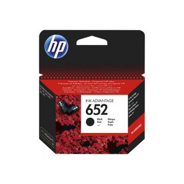 HP 652 Black - Cartus Cerneala Original HP F6V25AE BHK, 360 pagini, Ink Advantage