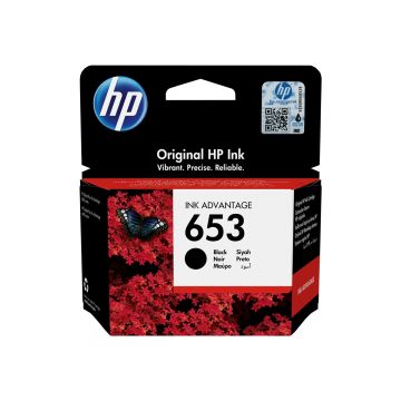 HP 653 Black - Cartus Cerneala Original HP 3YM75AE BHK, 6 ml, 360 pagini