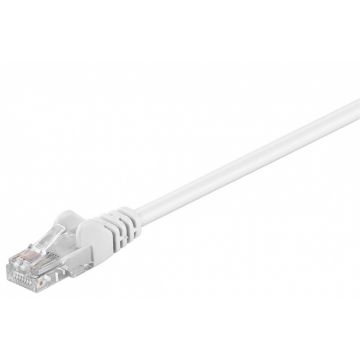 Cablu de retea RJ45 UTP cat 5e 10m Alb, SPUTP100W