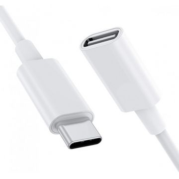 Cablu prelungitor USB 3.1 Gen 1 tip C T-M 2m Alb, ku31mf2w