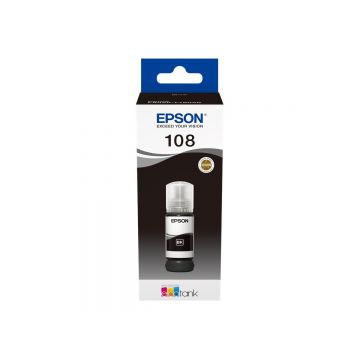 Epson 108 EcoTank Black - Cerneala Originala 70 ml, Black, pentru L18050   L8050