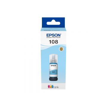 Epson 108 Light Cyan C13T09C54A - Cerneală Originală, 70 ml, EcoTank L Series