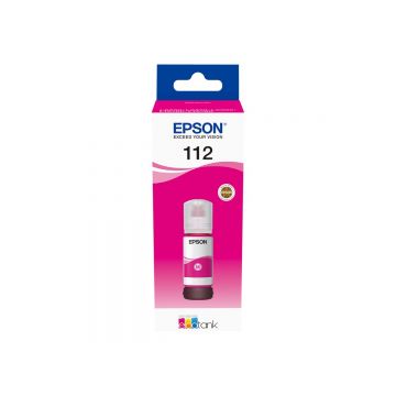 Epson 112 Magenta - Cerneala Pigment Originala 70 ml, EcoTank L8160   L8180