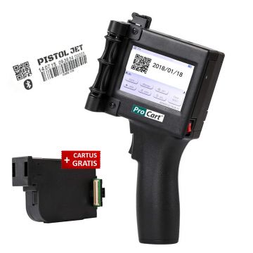 Imprimanta inkjet manuala portabila, 600DPI, USB, cerneala solvent, TouchScreen 3.5 inch. Imprimanta inkjet manuala portabila, 600DPI, USB, cerneala solvent, TouchScreen 3.5 inch.