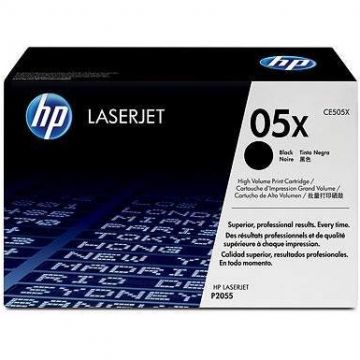 HP CE505XD Toner Cartridge Dual Pack (2xCE505X) Black, Works with: HP LaserJet P2055d/P2055dn CE505XD