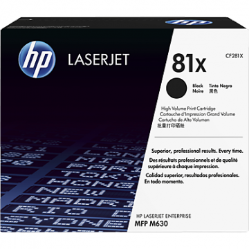 HP Toner 81X High Yield Black 25K