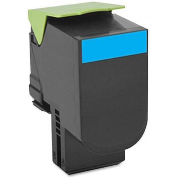 Toner Lexmark 80C2XCE, cyan, 4 k