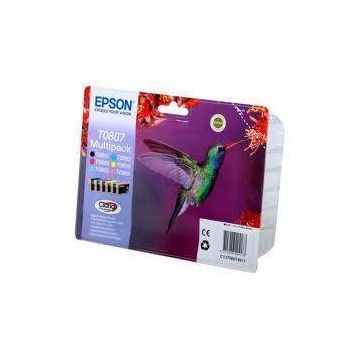Epson Multipack 6-colours T0807 Claria Photographic Ink CMYK-LC-LM 6x7,4ml