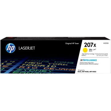 Toner de capacitate mare HP 207X, Yellow