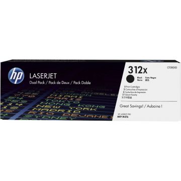 Toner HP CF380XD, 312X 2/PACK Black