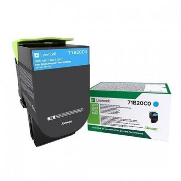 Toner Lexmark 71B20C0, cyan