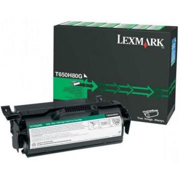 Toner Lexmark T650H80G, black, 25 k
