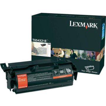 Toner Lexmark T654X31E, black, 36 k