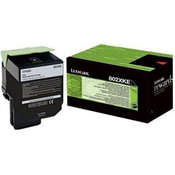 Toner Lexmark 80C2XKE (Negru)