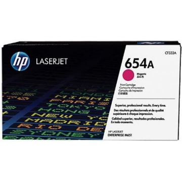 Toner HP 654A, 15000 pagini (Magenta)